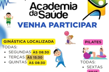 Academia da Saúde amplia atividades para a comunidade
