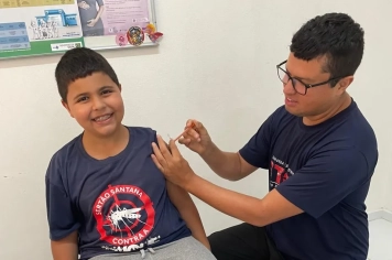 Primeira vacina contra a dengue aplicada no município!