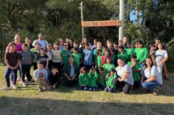 Visita dos Alunos à Aldeia Tekoa Porã