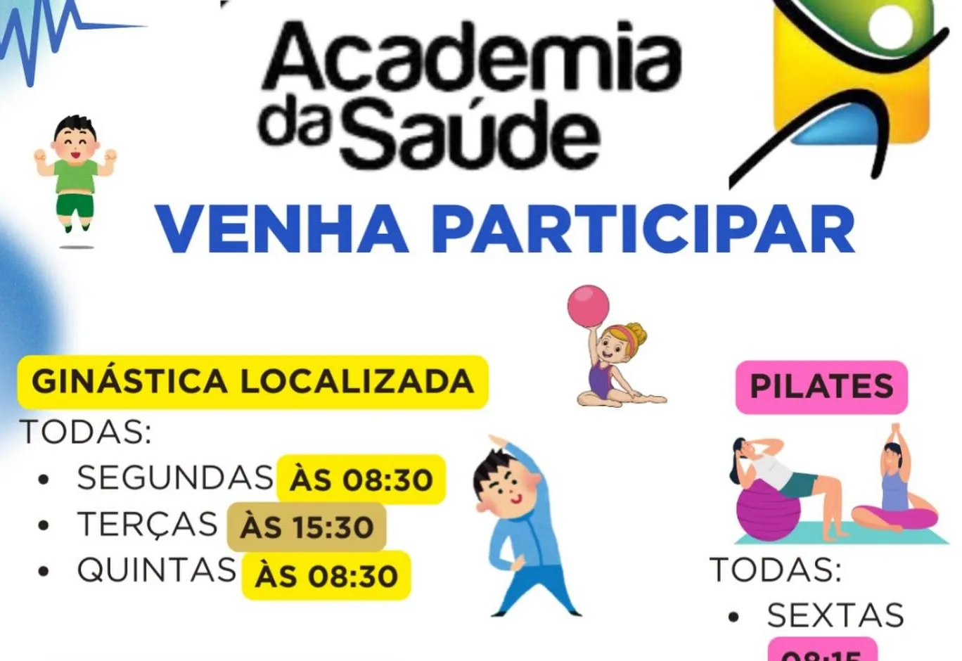 Academia da Saúde amplia atividades para a comunidade