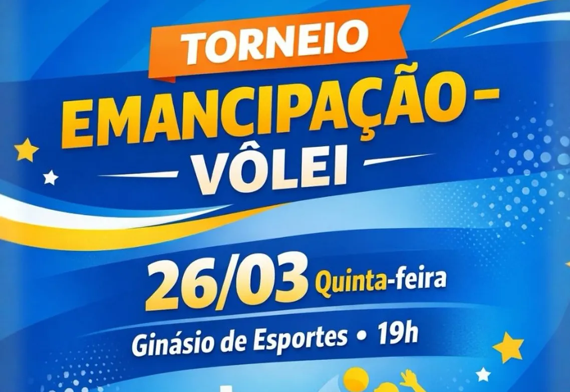 Vem aí o Torneio Emancipação de Vôlei!