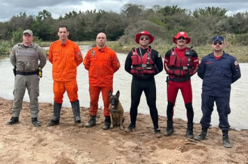 Gratidão às equipes de resgate pela dedicação nas buscas