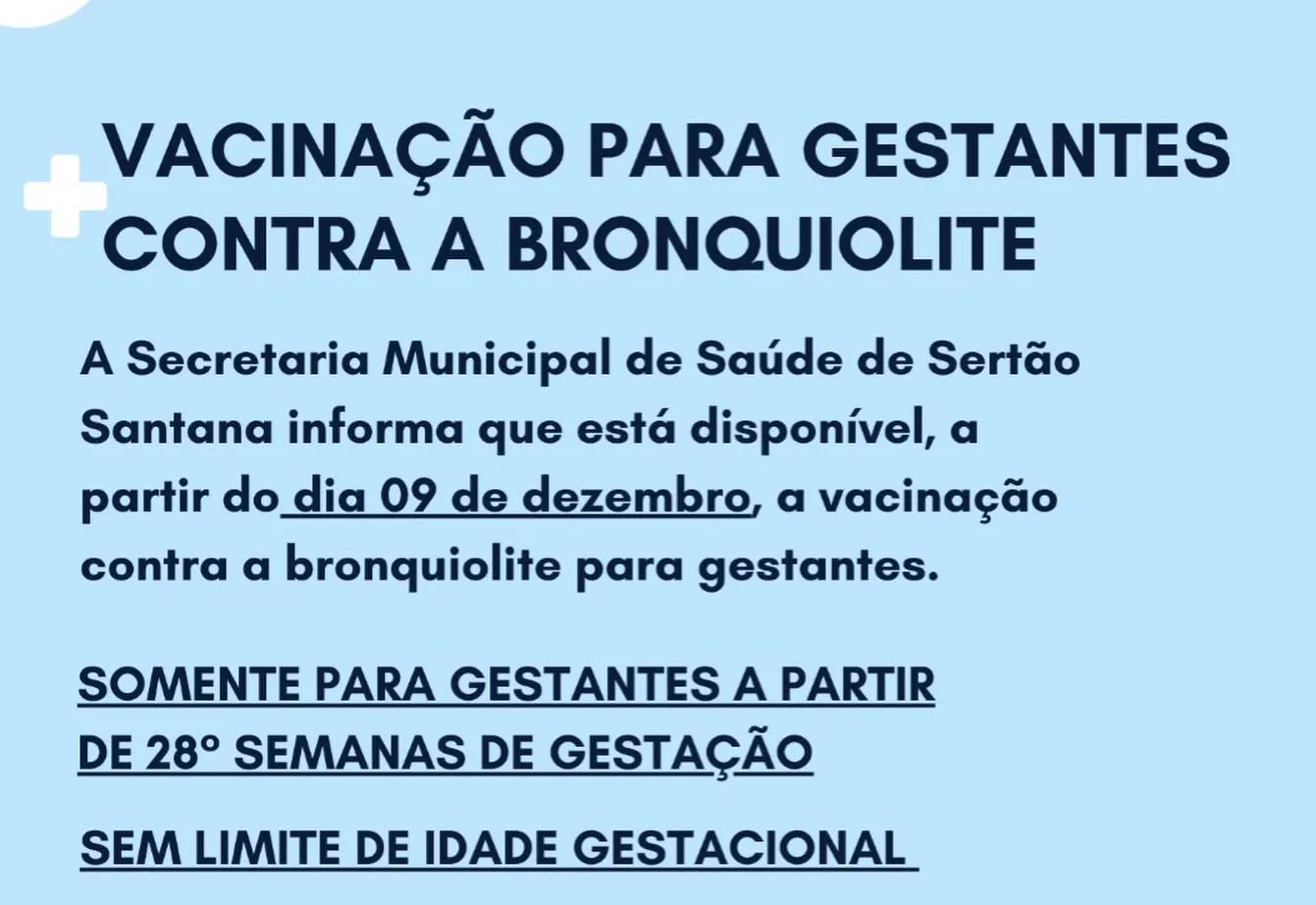 Vacinação Contra Bronquiolite Disponível para Gestantes